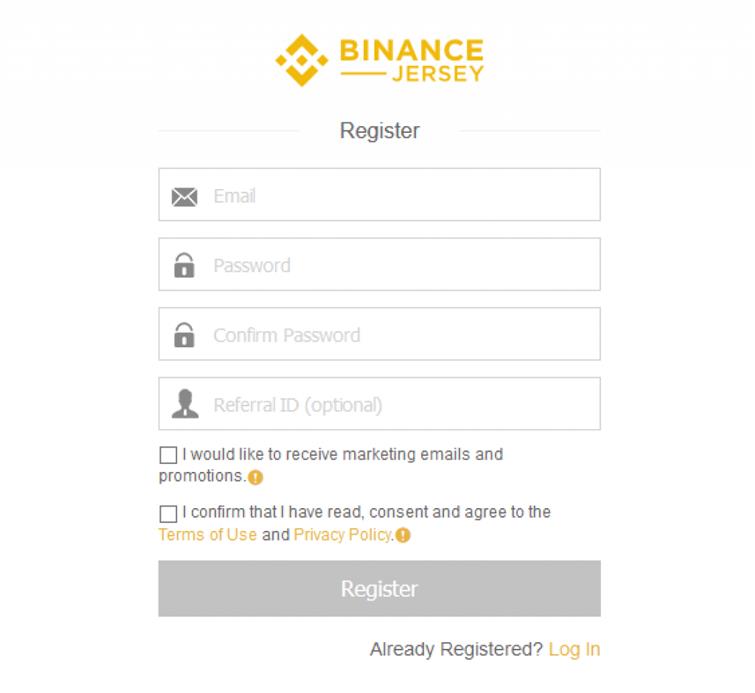 Binance-Jersey-Daftar