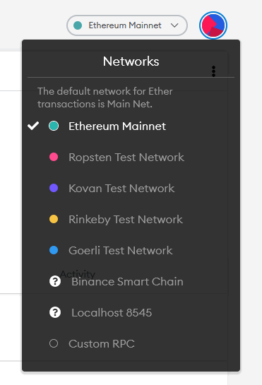 rede eth mainnet