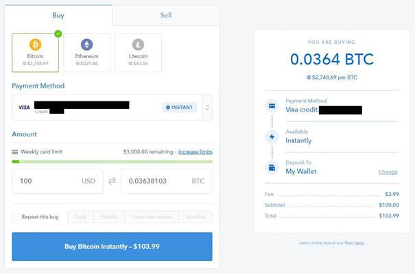 Beli bitcoin melalui coinbase