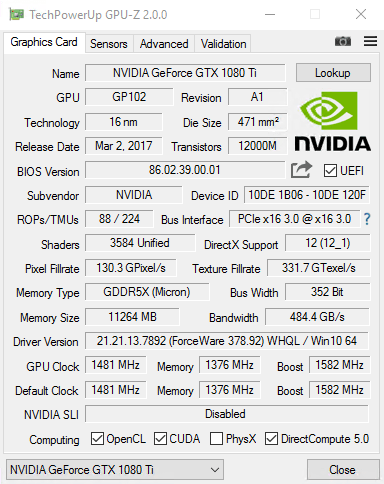 jenis memori gpu